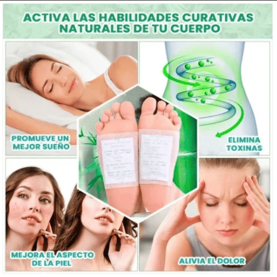 Parches DETOX Para Pies Caja x10