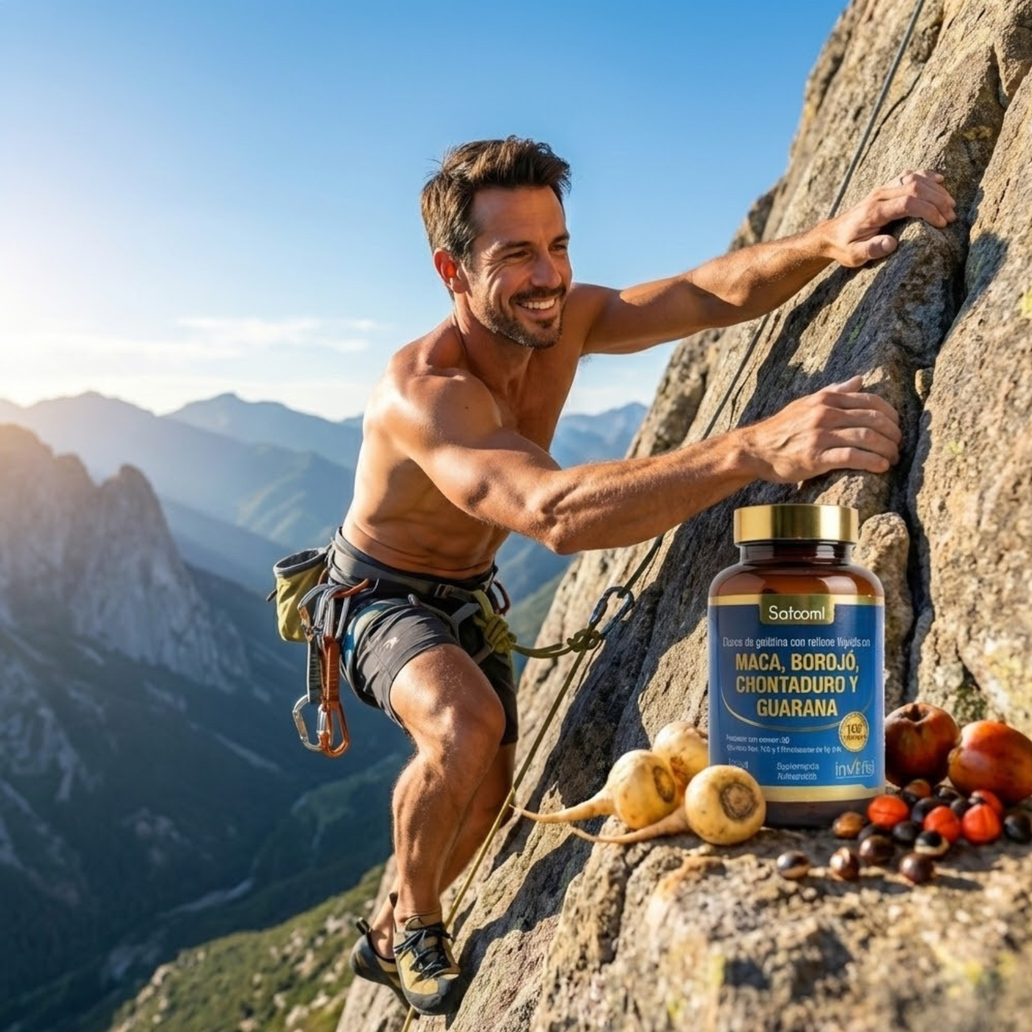 Maca, Borojó, Chontaduro y Guaraná - Satoomi