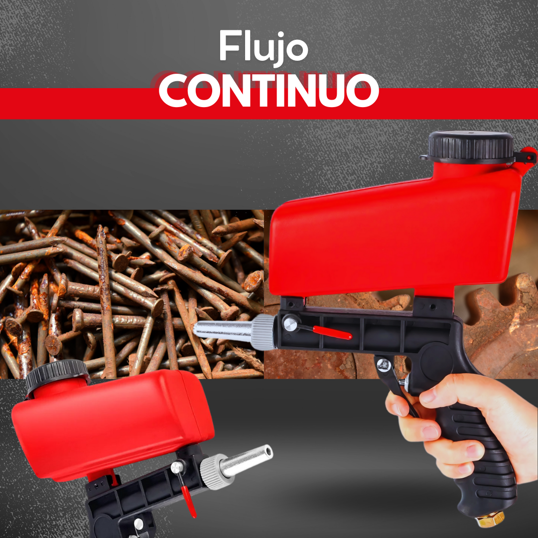 PISTOLA CHORRO DE ARENA NEUMÁTICA SANDBLASTER PRO