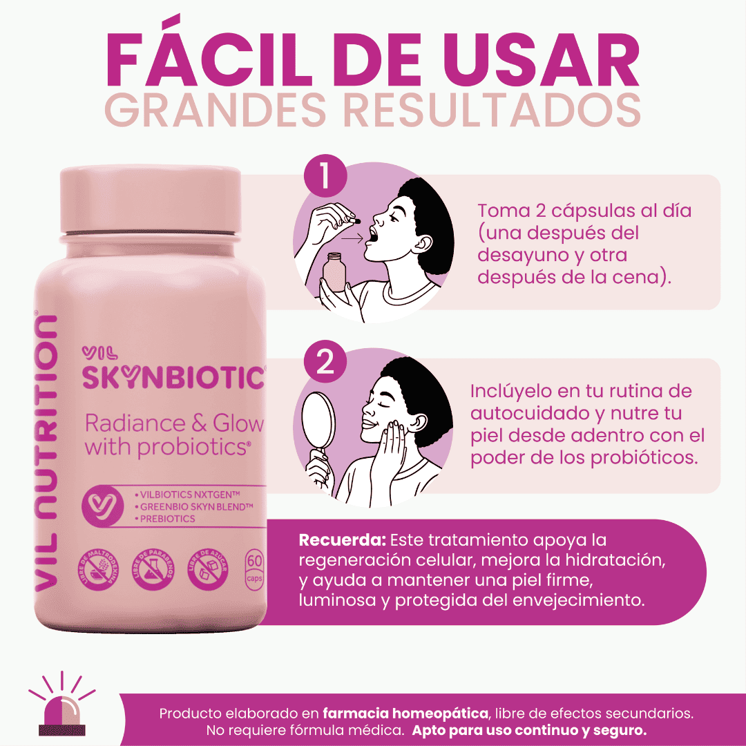 Vil SkynBiotic™ – Recupera el Brillo de tu Rostro