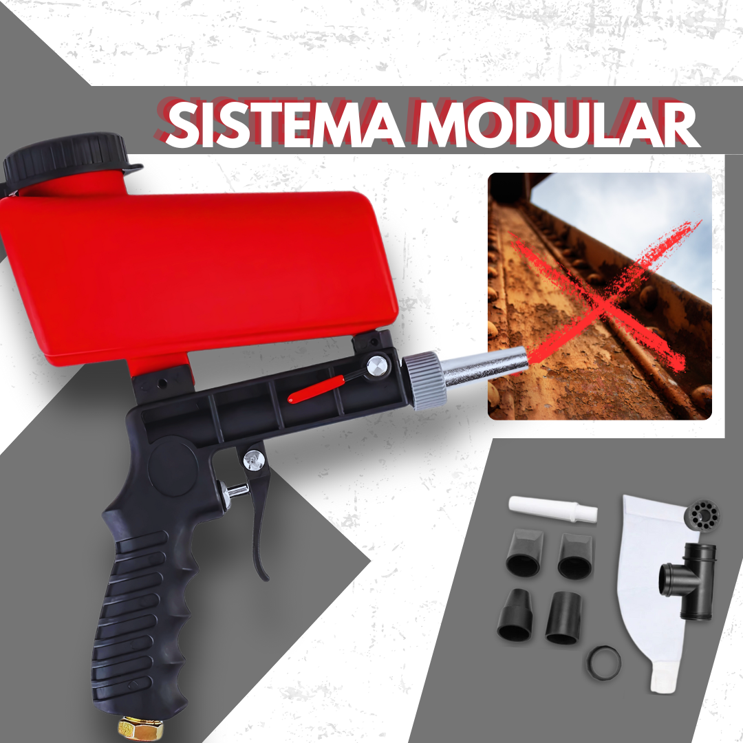 PISTOLA CHORRO DE ARENA NEUMÁTICA SANDBLASTER PRO