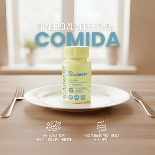 VIL DYGEST BIOTIC™ – El probiótico que reconecta tu intestino con tu cerebro para una digestión automática