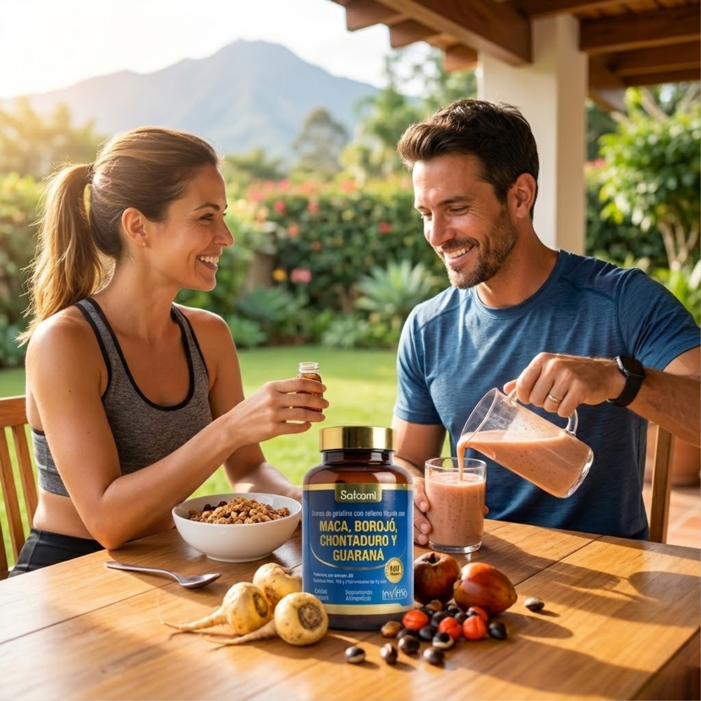 Maca, Borojó, Chontaduro y Guaraná - Satoomi