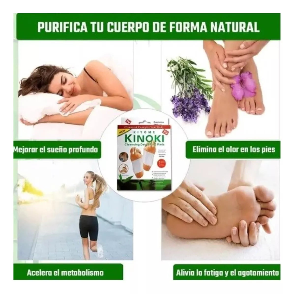 Parches DETOX Para Pies Caja x10